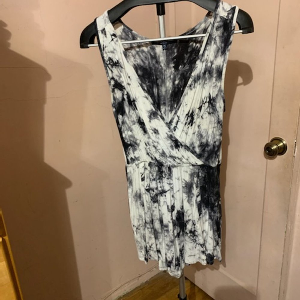 One CLothing Sleeveless Tie Dyed Romper